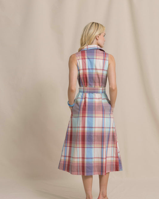 Whitley Madras Midi Dress | Southern Tide Women