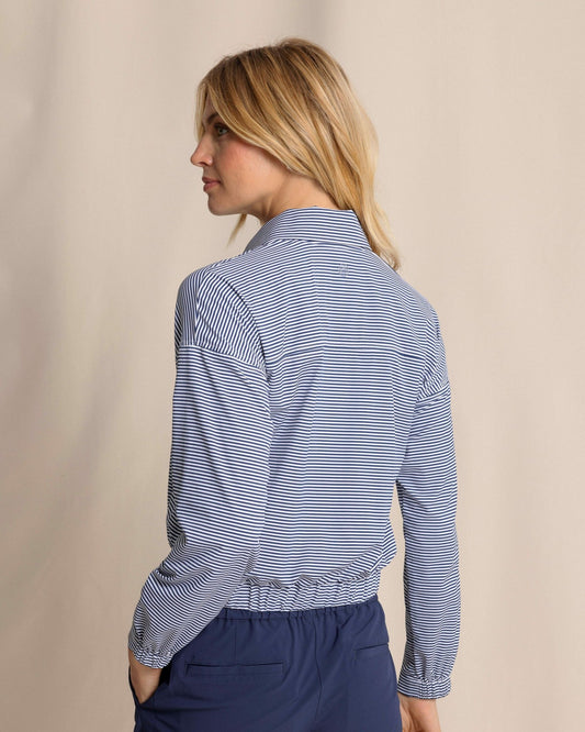 Kira Half Zip Stripe Pullover | Southern Tide Sale