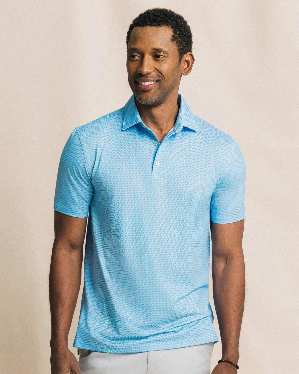 Driver Getting Ziggy With It Printed Polo | Southern Tide Men