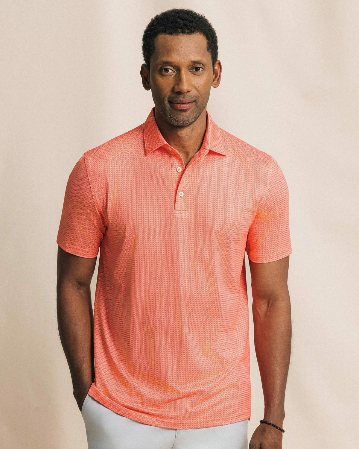 Driver Getting Ziggy With It Printed Polo | Southern Tide Men
