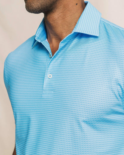 Driver Getting Ziggy With It Printed Polo | Southern Tide Men