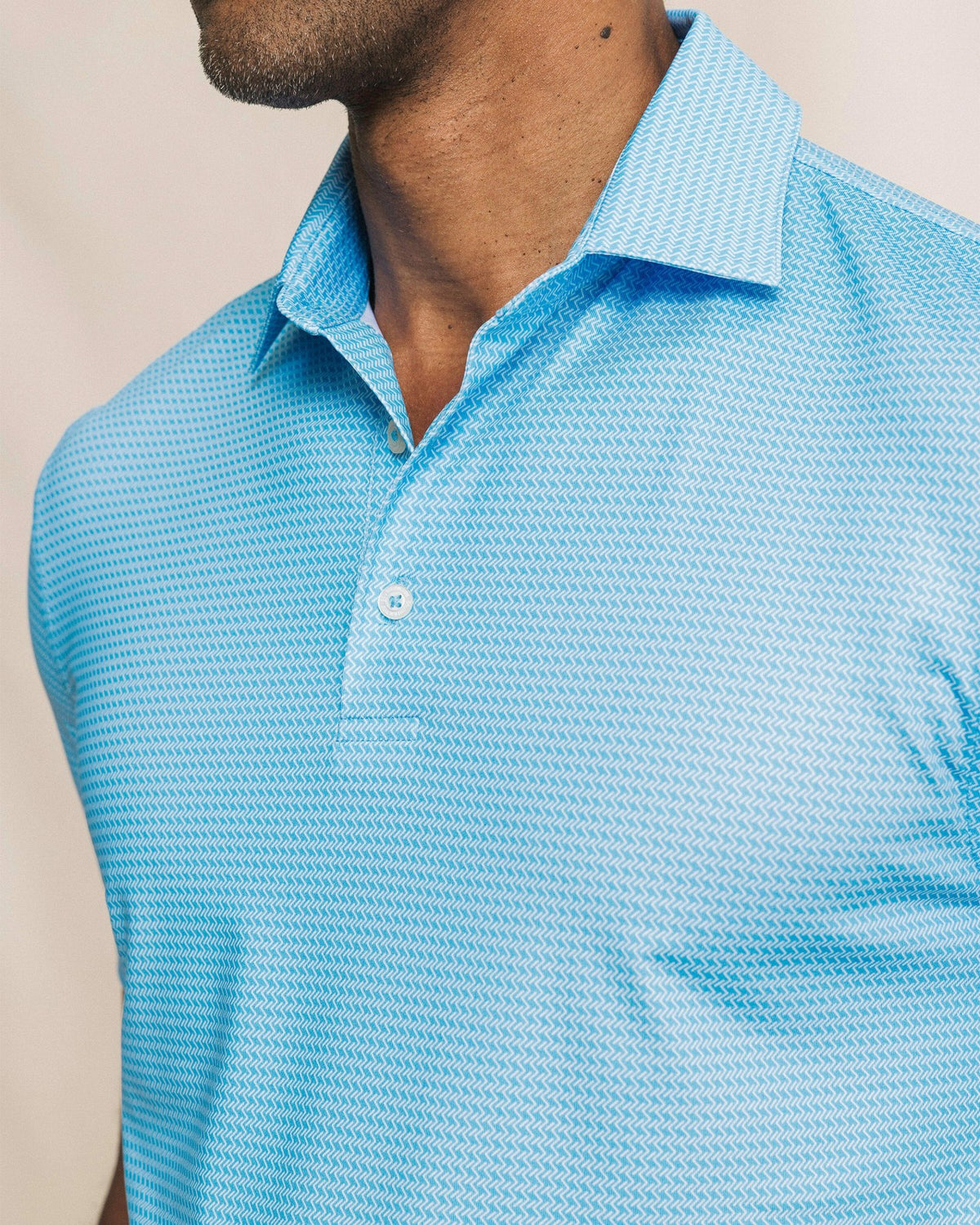 Driver Getting Ziggy With It Printed Polo | Southern Tide Men
