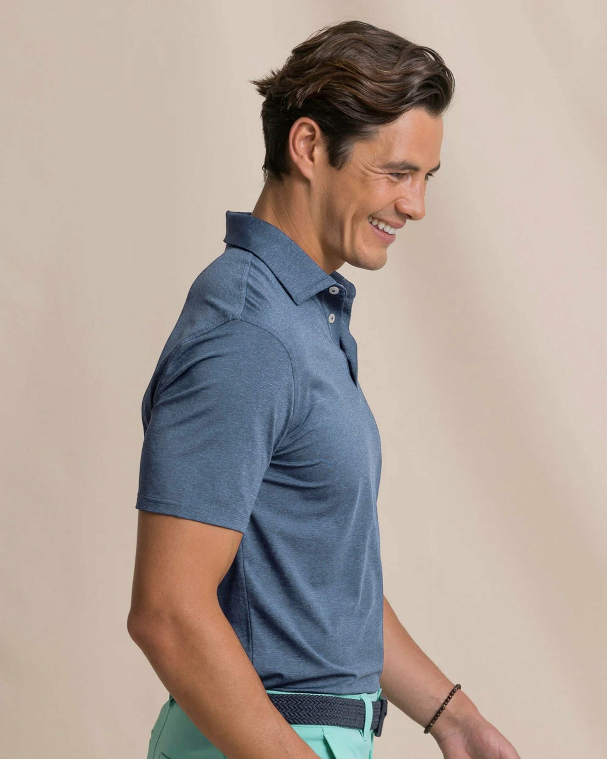 Coastal Breeze® Heather Performance Polo | Southern Tide Men