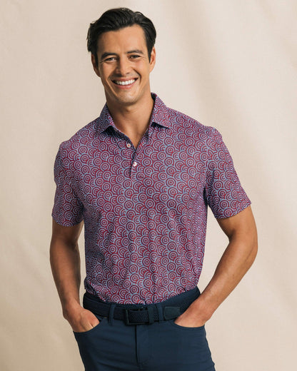 Driver Fireworks Printed Polo | Southern Tide Men