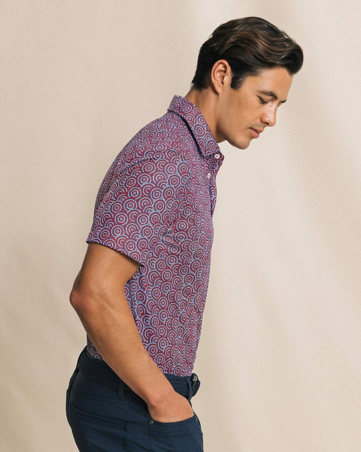 Driver Fireworks Printed Polo | Southern Tide Men