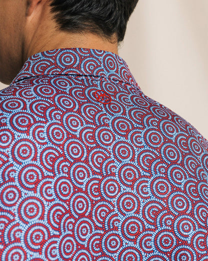 Driver Fireworks Printed Polo | Southern Tide Men