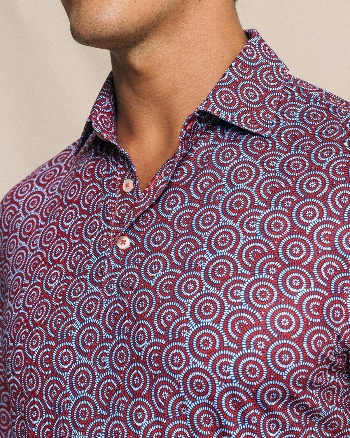 Driver Fireworks Printed Polo | Southern Tide Men