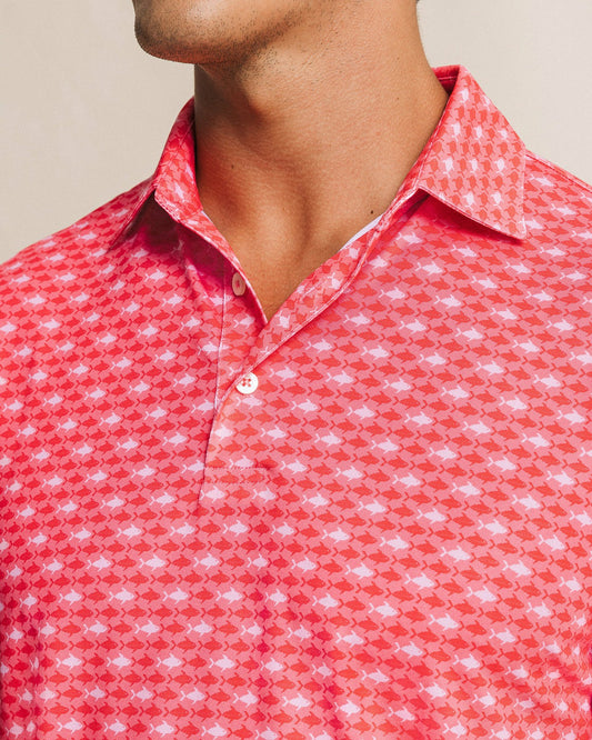Driver Fintastic Frenzy Printed Polo | Southern Tide Men