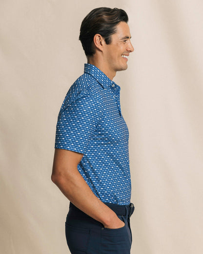 Driver Fintastic Frenzy Printed Polo | Southern Tide Men