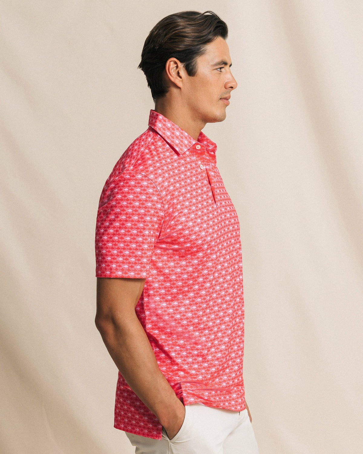 Driver Fintastic Frenzy Printed Polo | Southern Tide Men