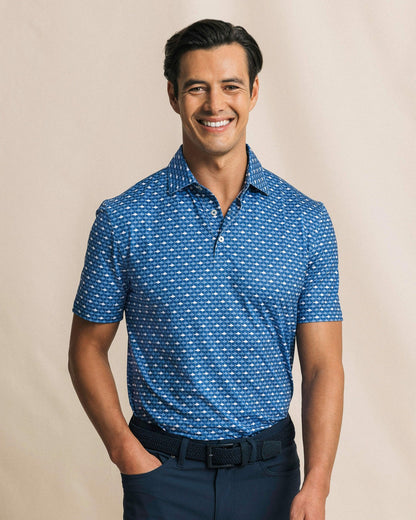 Driver Fintastic Frenzy Printed Polo | Southern Tide Men