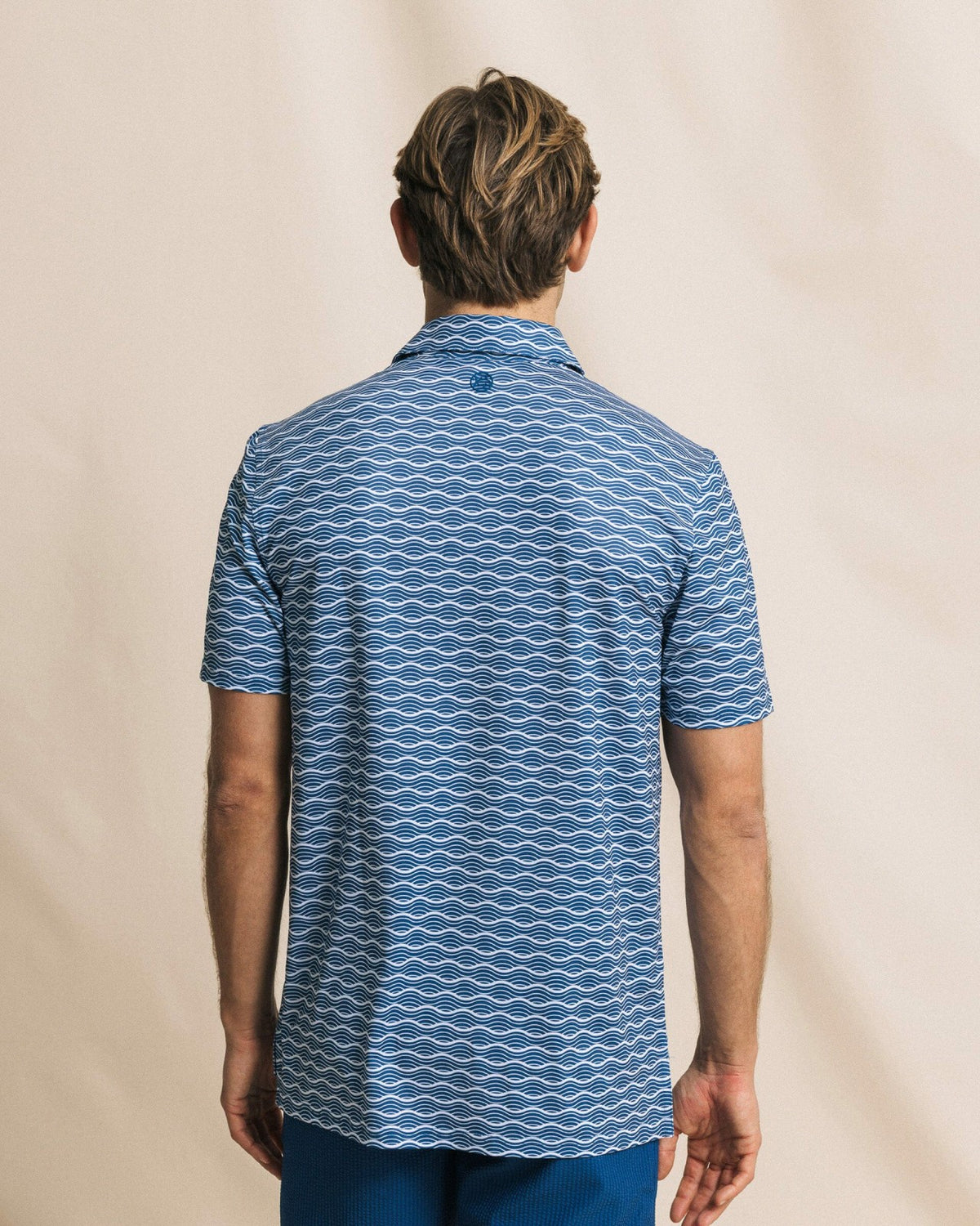 Driver Ocean Echo Printed Polo | Southern Tide Men