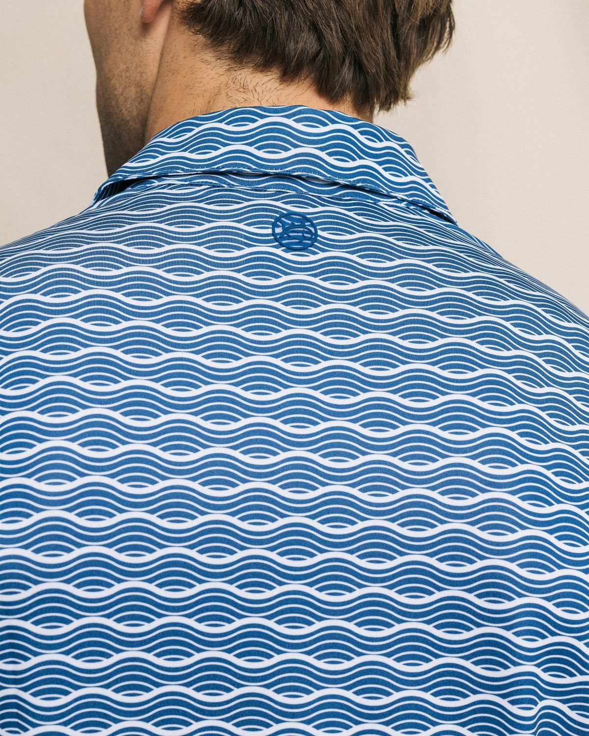 Driver Ocean Echo Printed Polo | Southern Tide Men