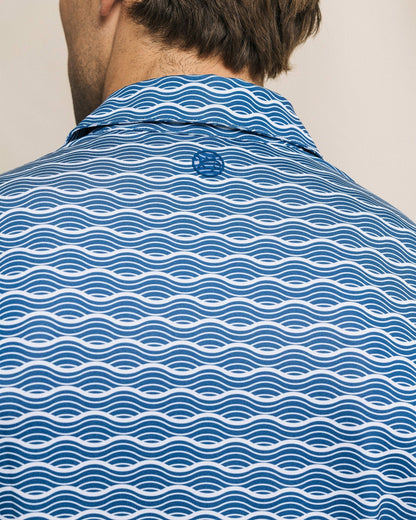 Driver Ocean Echo Printed Polo | Southern Tide Men
