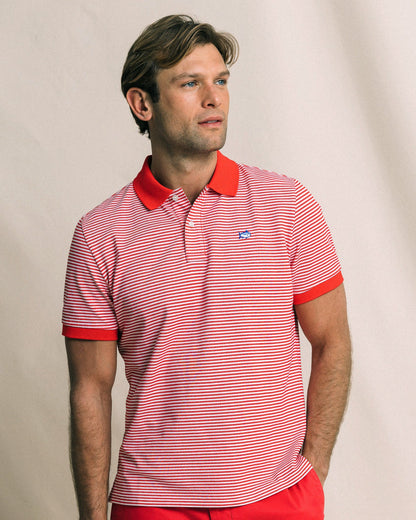 Striped Skipjack Polo | Southern Tide Men