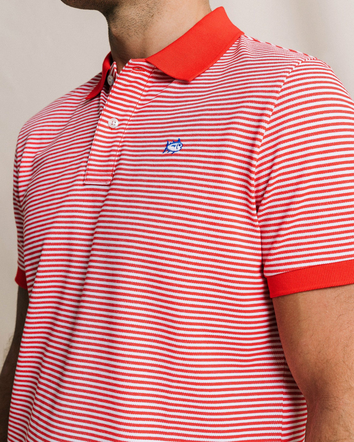 Striped Skipjack Polo | Southern Tide Men