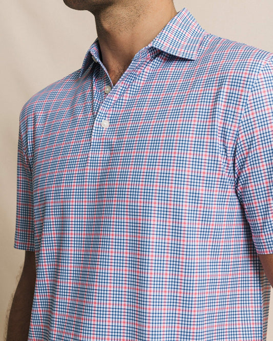 Driver Surfside Retreat Plaid Polo | Southern Tide Men