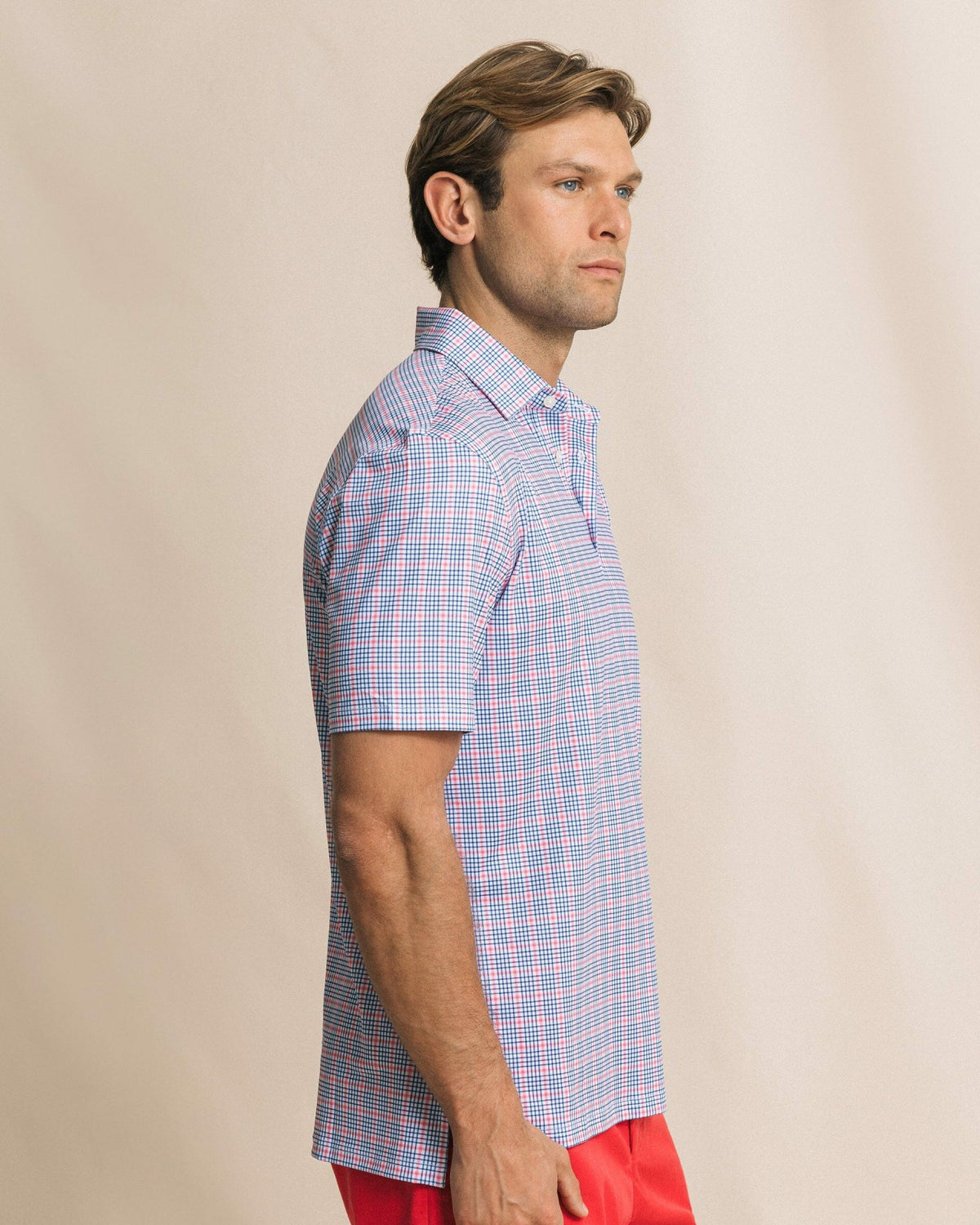 Driver Surfside Retreat Plaid Polo | Southern Tide Men