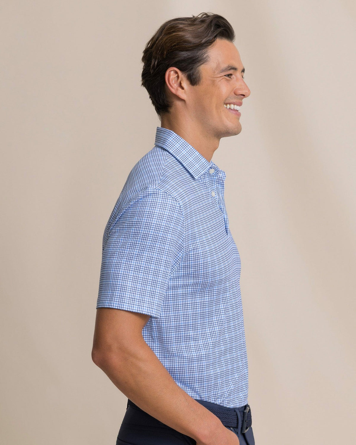 Driver Surfside Retreat Plaid Polo | Southern Tide Men