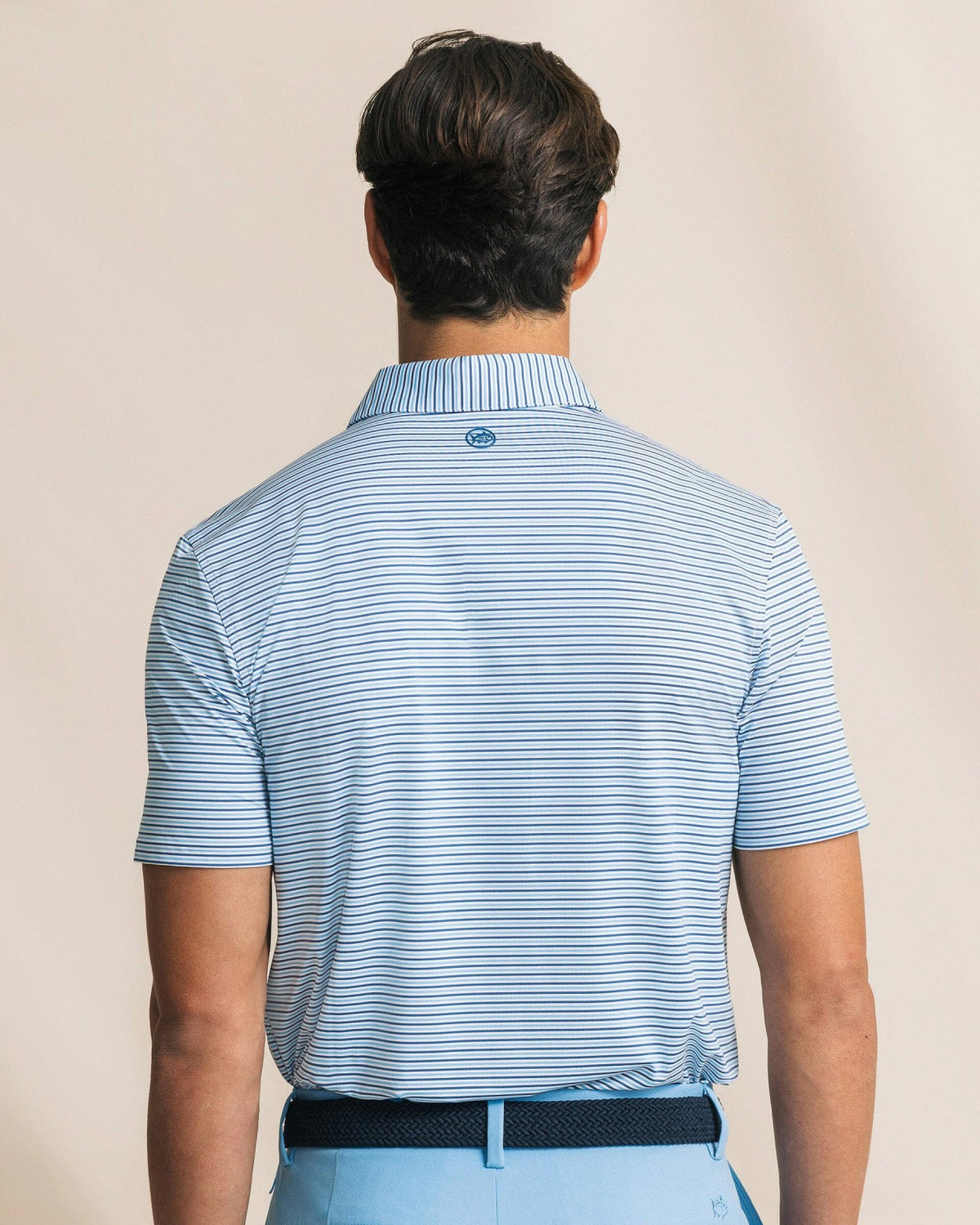 Pelican Landing Stripe Performance Polo | Southern Tide Men