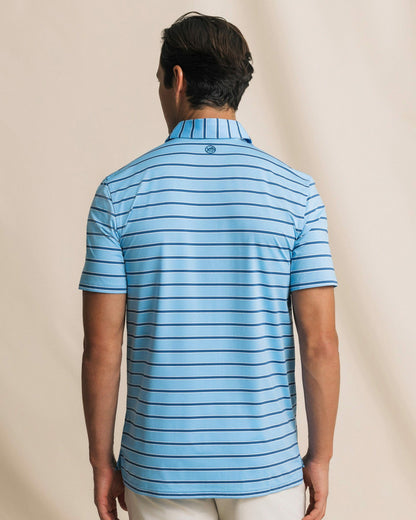 Moonlight Bay Stripe Performance Polo | Southern Tide Men