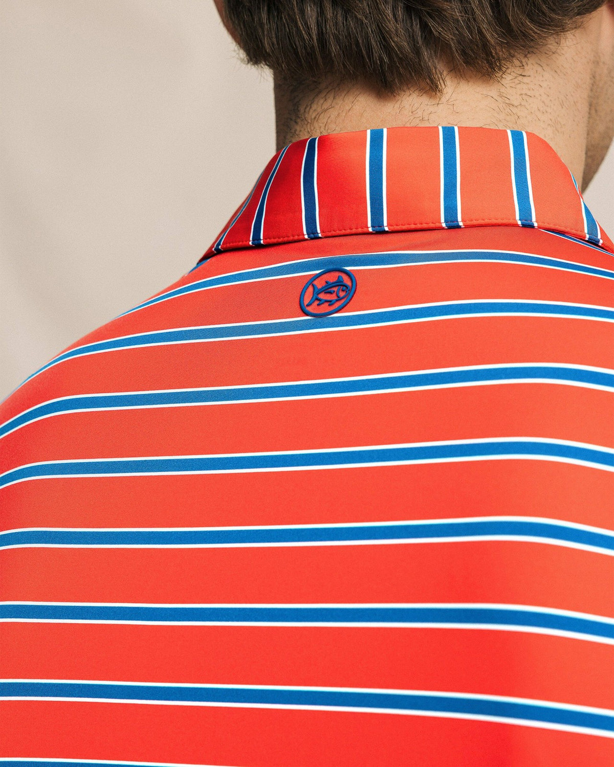 Moonlight Bay Stripe Performance Polo | Southern Tide Men