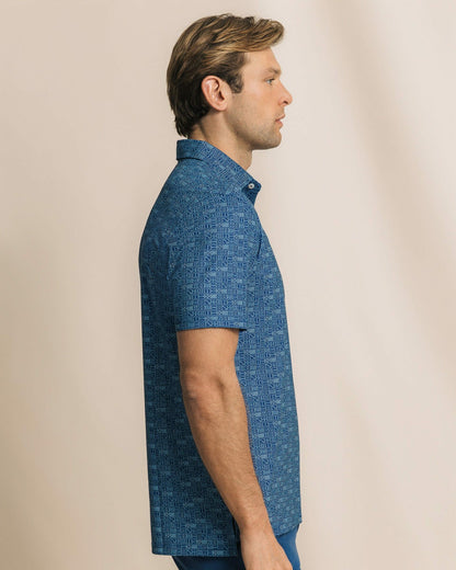 Driver ST Nautical Flag Printed Polo | Southern Tide Men