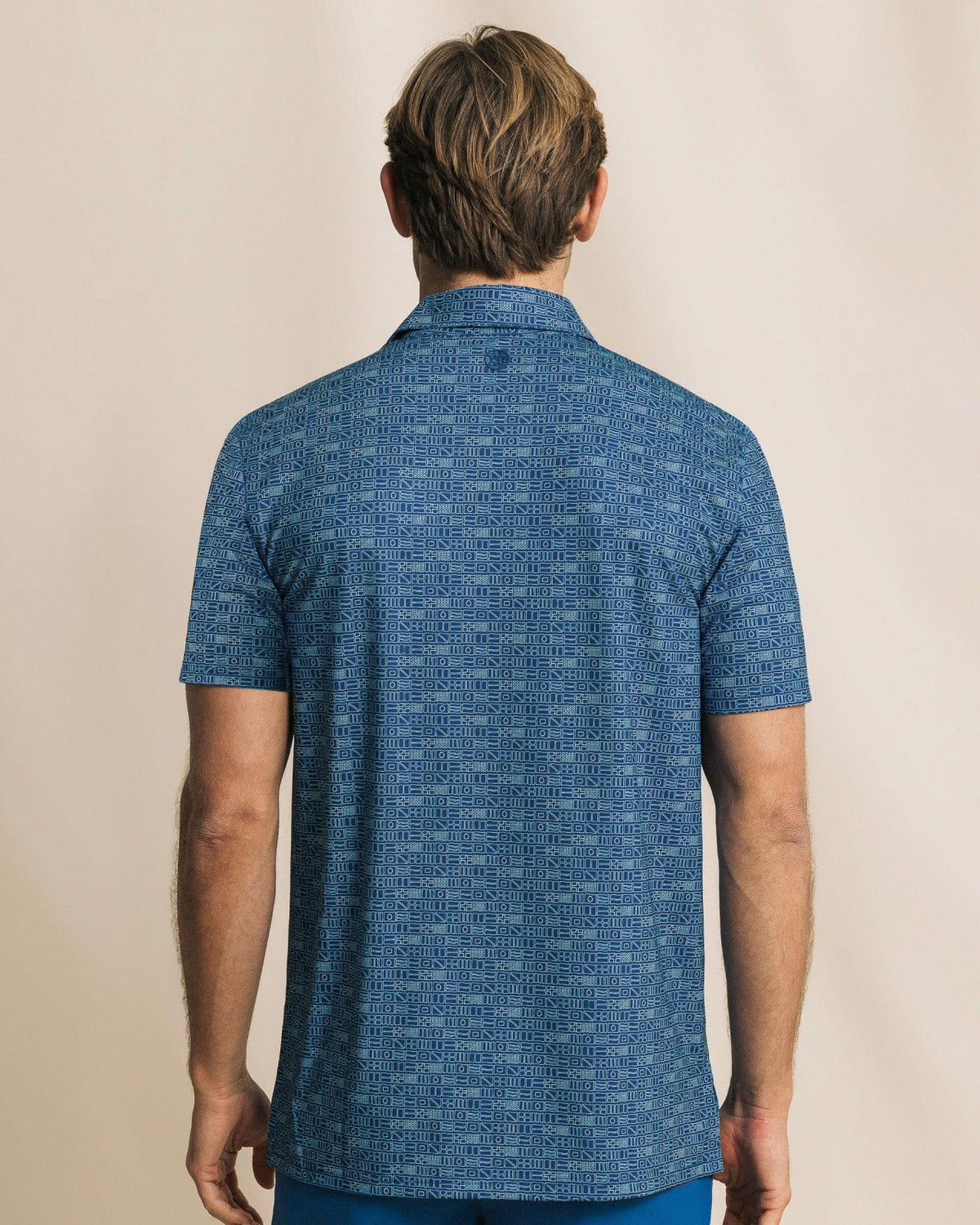 Driver ST Nautical Flag Printed Polo | Southern Tide Men