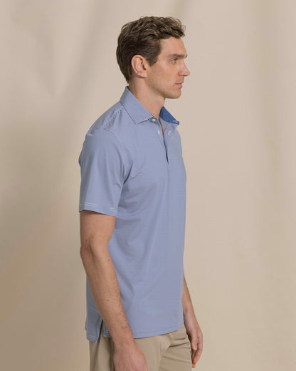 Meadowbrook Stripe Performance Polo | Southern Tide Men