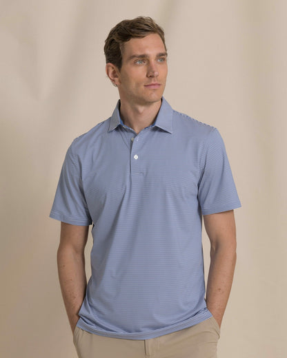 Meadowbrook Stripe Performance Polo | Southern Tide Men