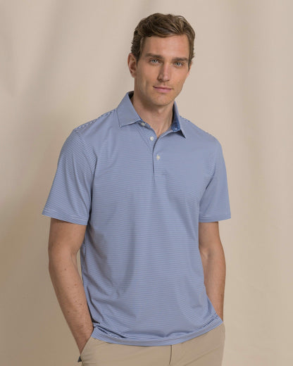 Meadowbrook Stripe Performance Polo | Southern Tide Men