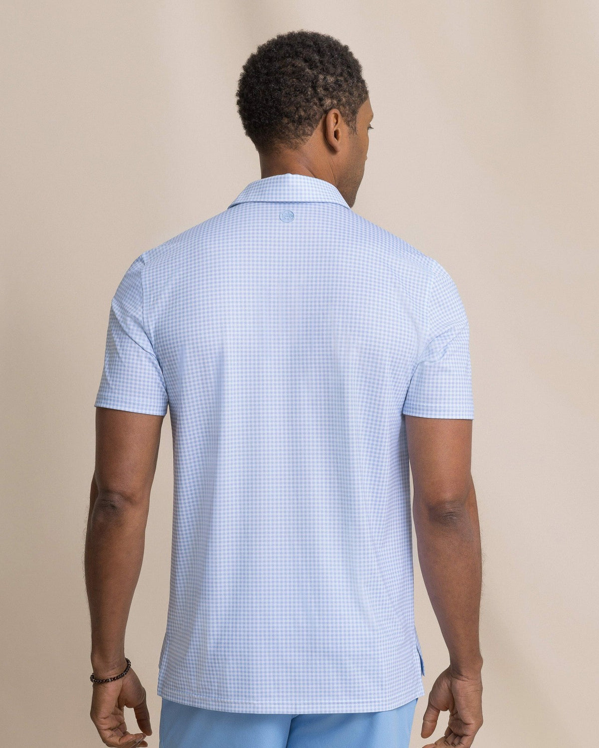 Driver Island View Gingham Printed Polo | Southern Tide Men
