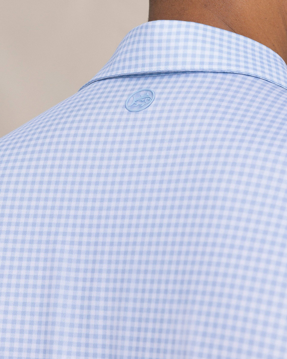 Driver Island View Gingham Printed Polo | Southern Tide Men