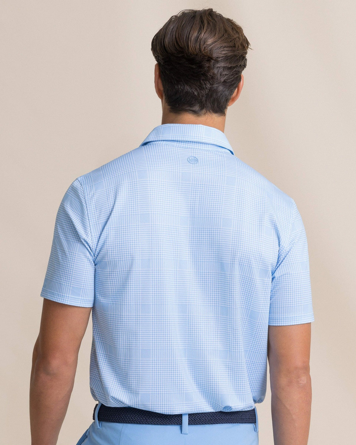 Driver Coral Key Plaid Printed Polo | Southern Tide Men