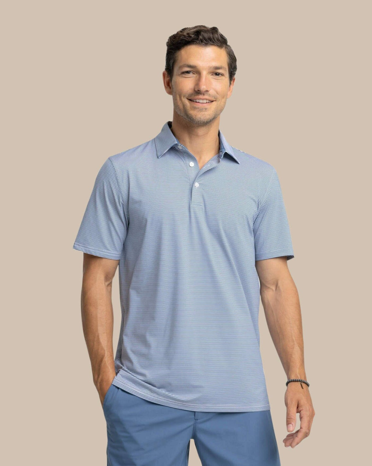 brrr°®-eeze Meadowbrook Stripe Polo | Southern Tide Men