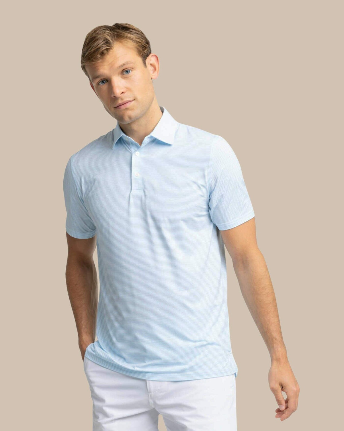 brrr°®-eeze Meadowbrook Stripe Polo | Southern Tide Men