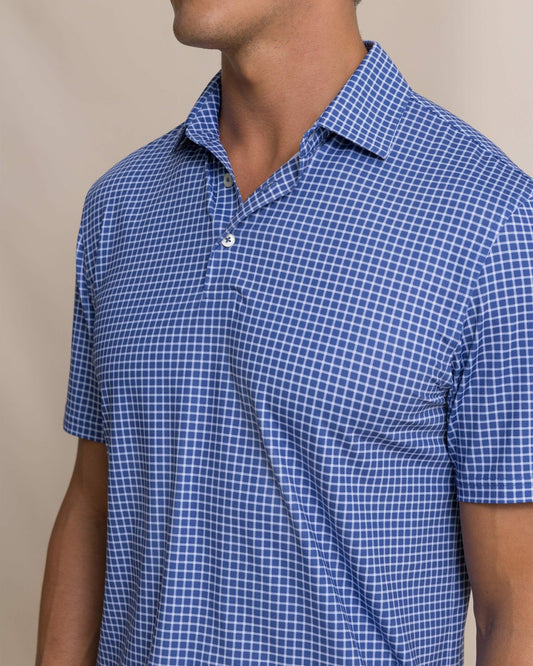 Driver Dunes Edge Plaid Polo | Southern Tide Men