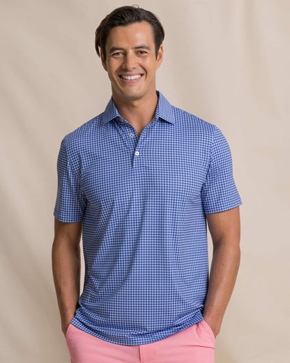 Driver Dunes Edge Plaid Polo | Southern Tide Men