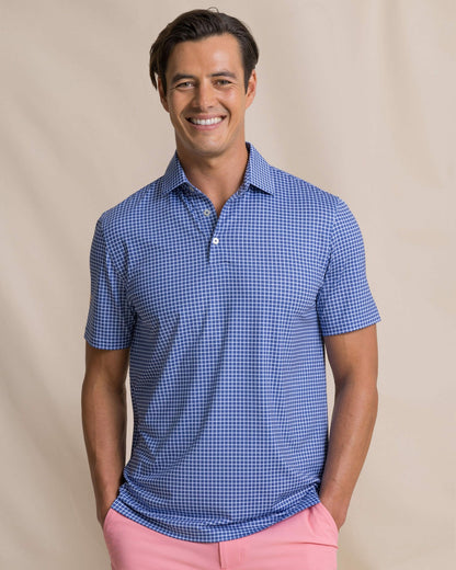 Driver Dunes Edge Plaid Polo | Southern Tide Men