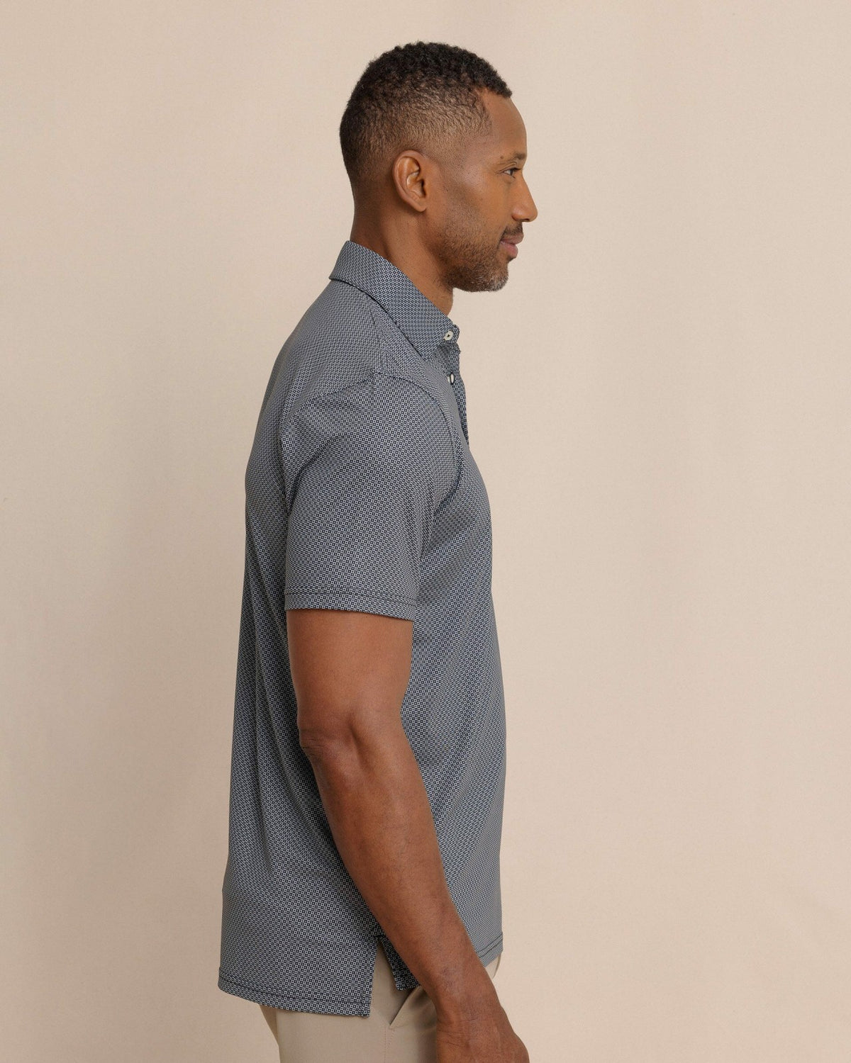 Driver Coastal Geo Printed Polo | Southern Tide Men