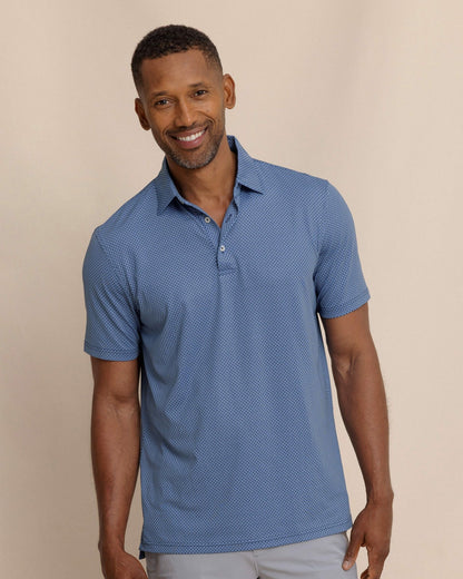 Driver Coastal Geo Printed Polo | Southern Tide Men