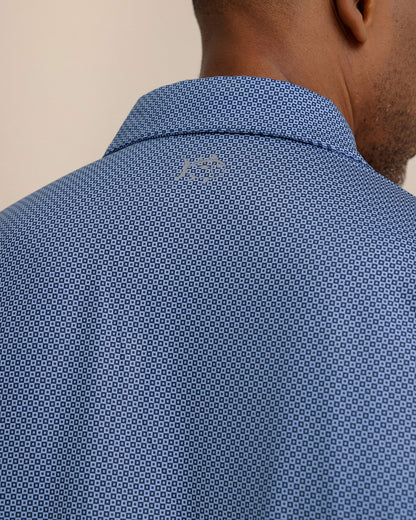 Driver Coastal Geo Printed Polo | Southern Tide Men