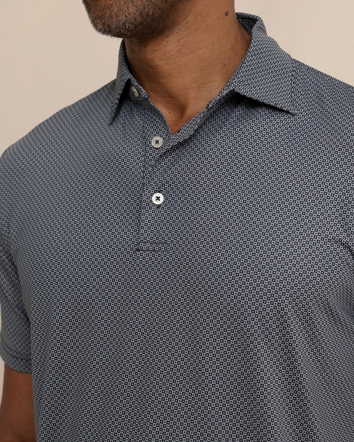 Driver Coastal Geo Printed Polo | Southern Tide Men
