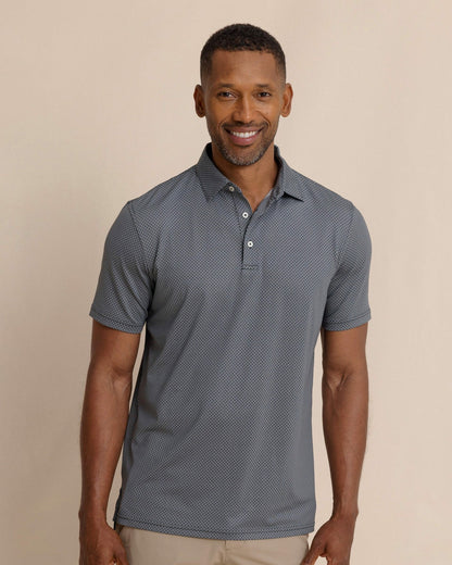 Driver Coastal Geo Printed Polo | Southern Tide Men