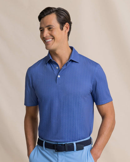 Driver Raise The Par Printed Polo | Southern Tide Men