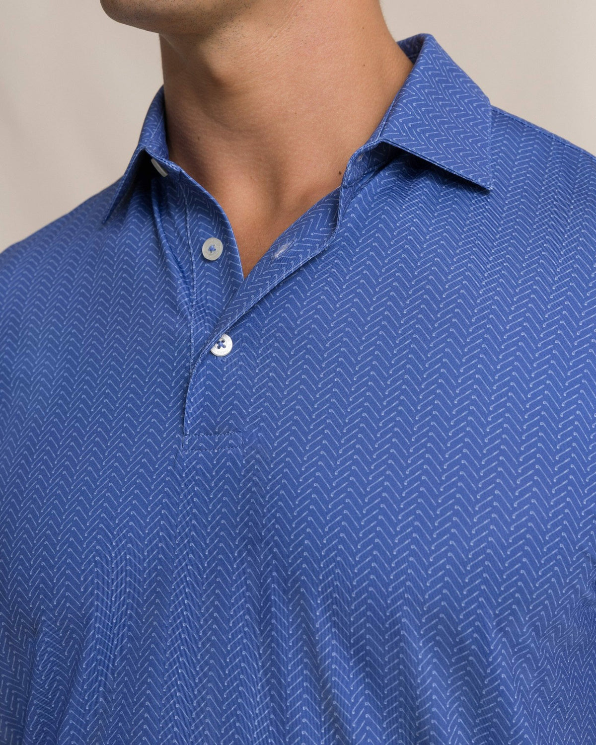 Driver Raise The Par Printed Polo | Southern Tide Men