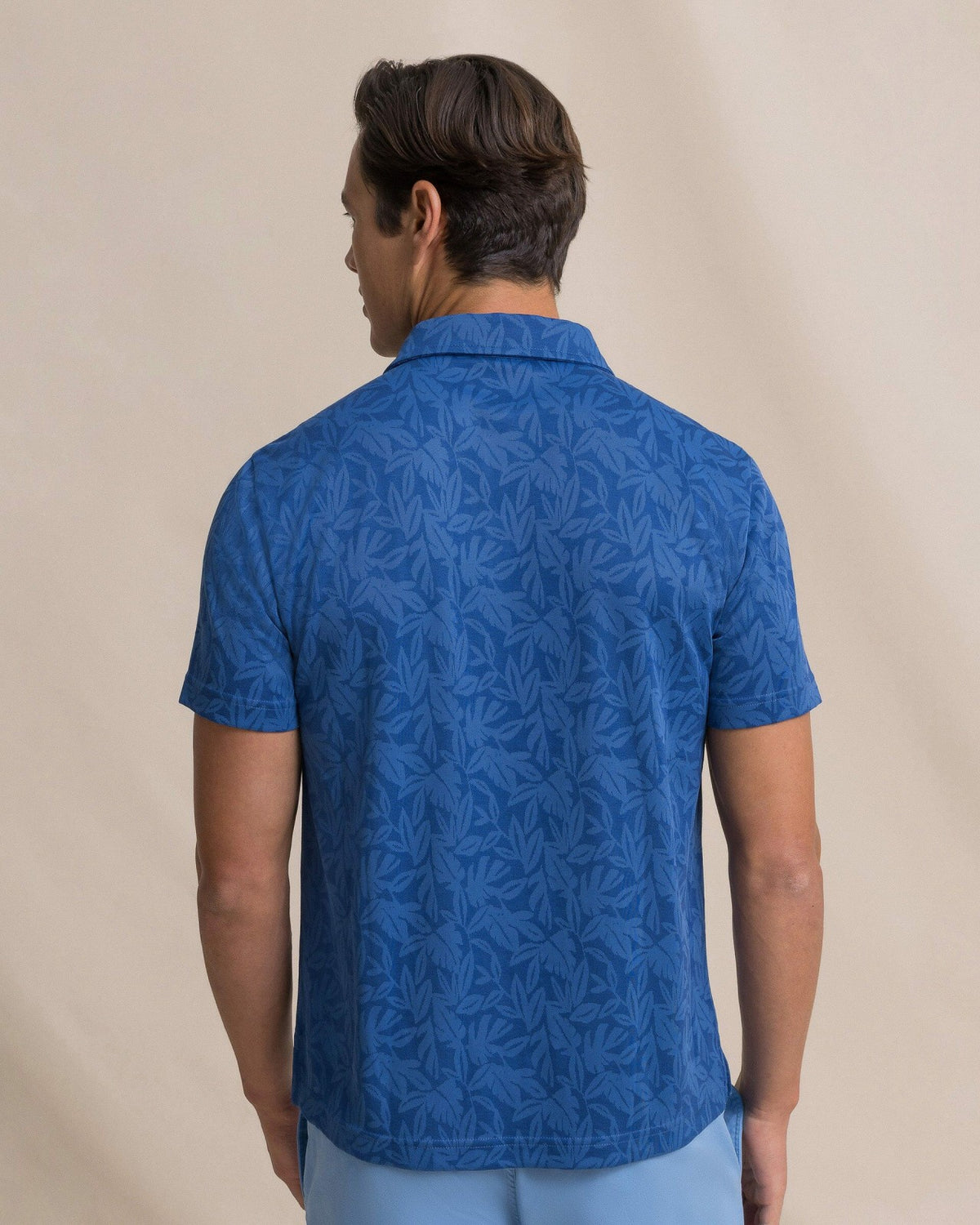 Island Fronds Jacquard Polo | Southern Tide Men