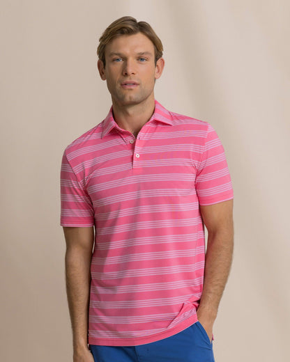 Dune Crest Stripe Performance Polo | Southern Tide Men