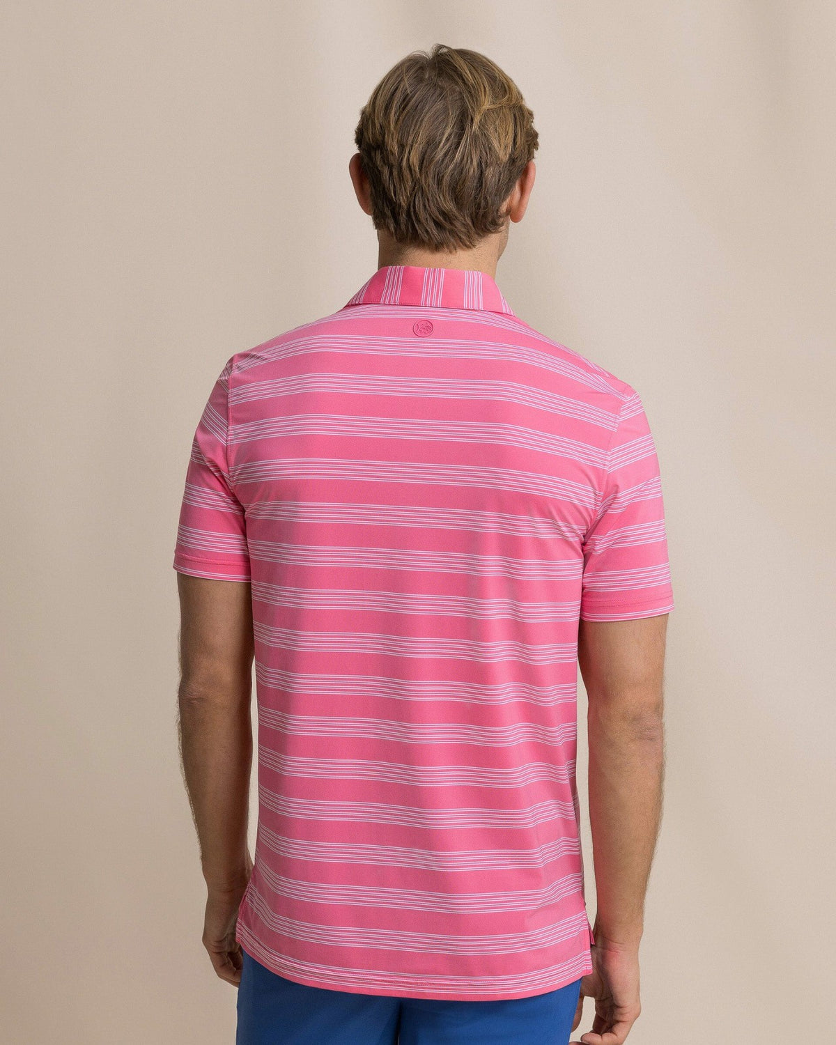 Dune Crest Stripe Performance Polo | Southern Tide Men