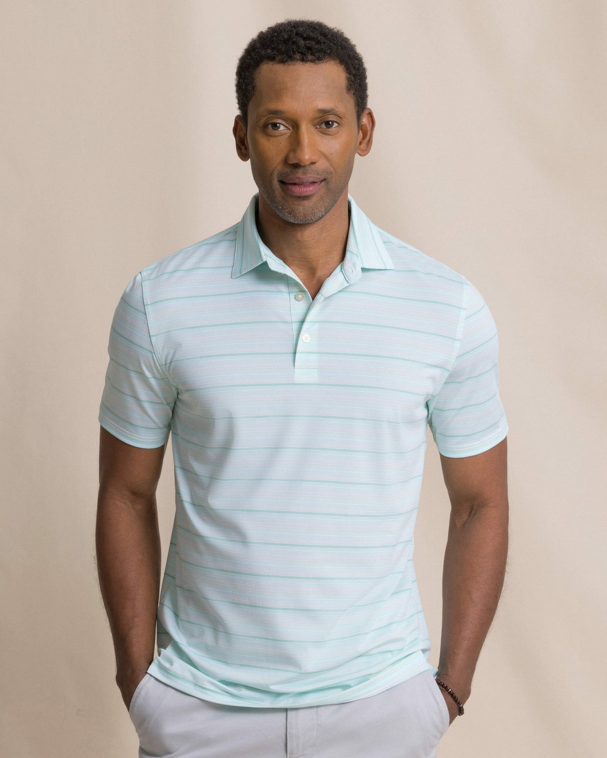 Driver Wild Winds Stripe Polo | Southern Tide Men|Sale